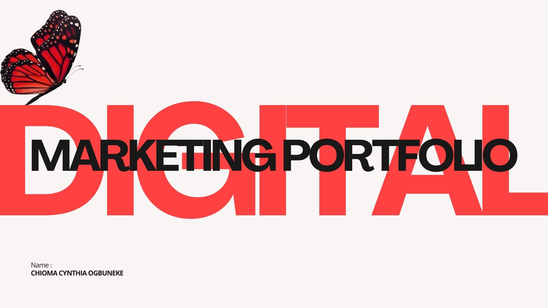 Digital Marketing Portfolio - Chioma Cynthia Ogbuneke